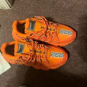 versace trigreca 'red' men’s shoe